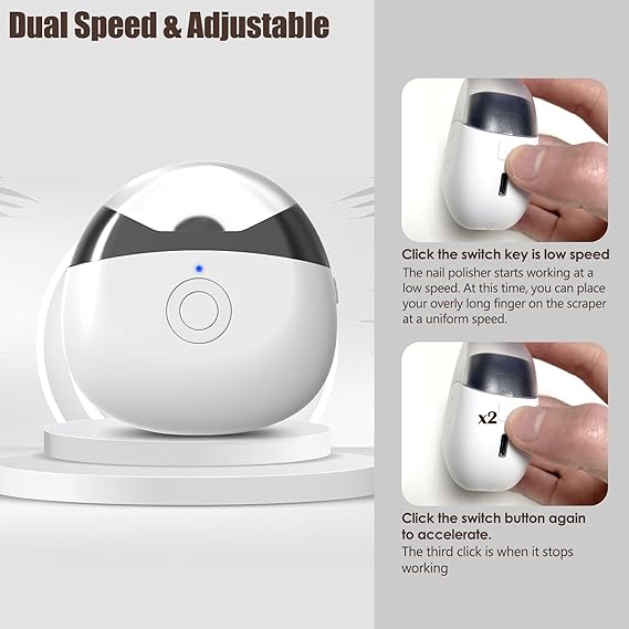 Electric Baby Nail Clippers with Light,Rechargeable