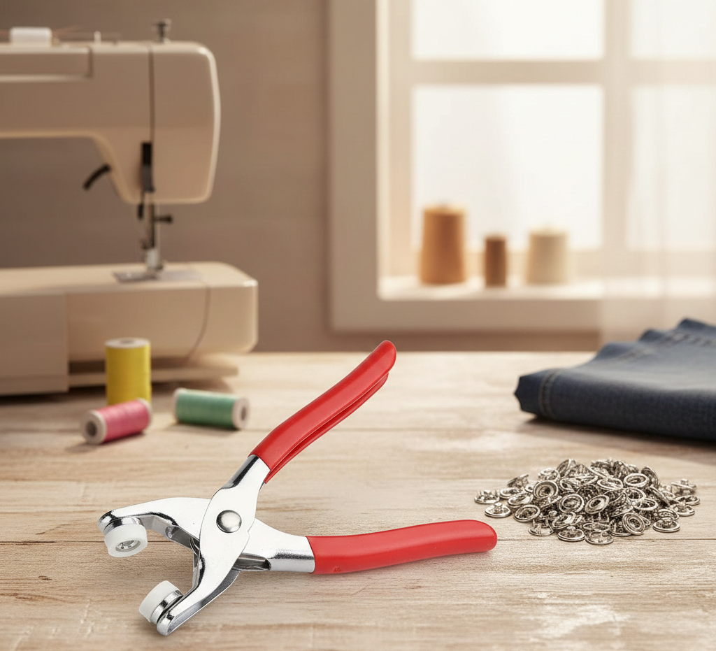 Tich Button Machine Plier Metal Mody With 50 Button