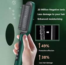 Electric Professional Hair Straightening Brush
